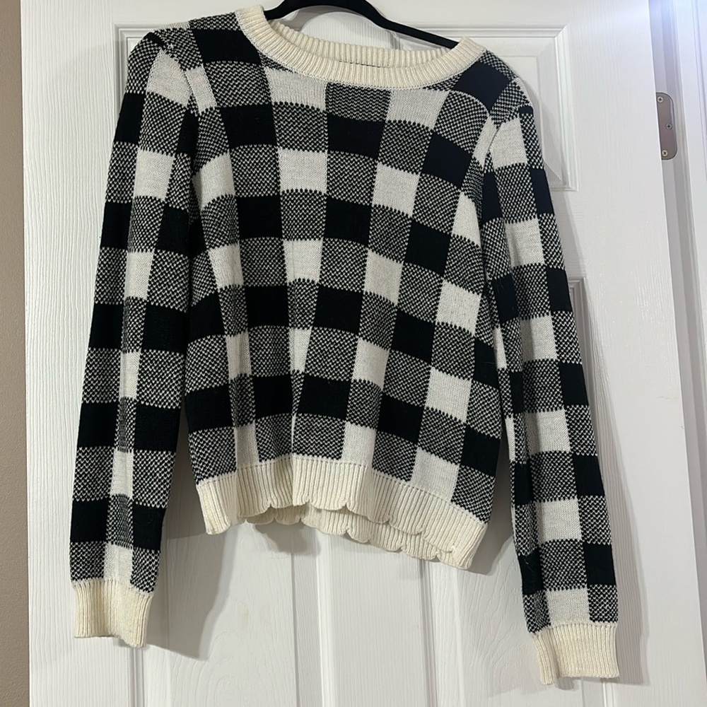 Gingham Sweater